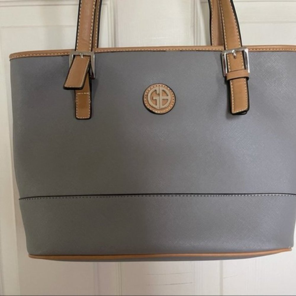 Giani Bernini Double Flat Strap Shoulder Bag - image 3